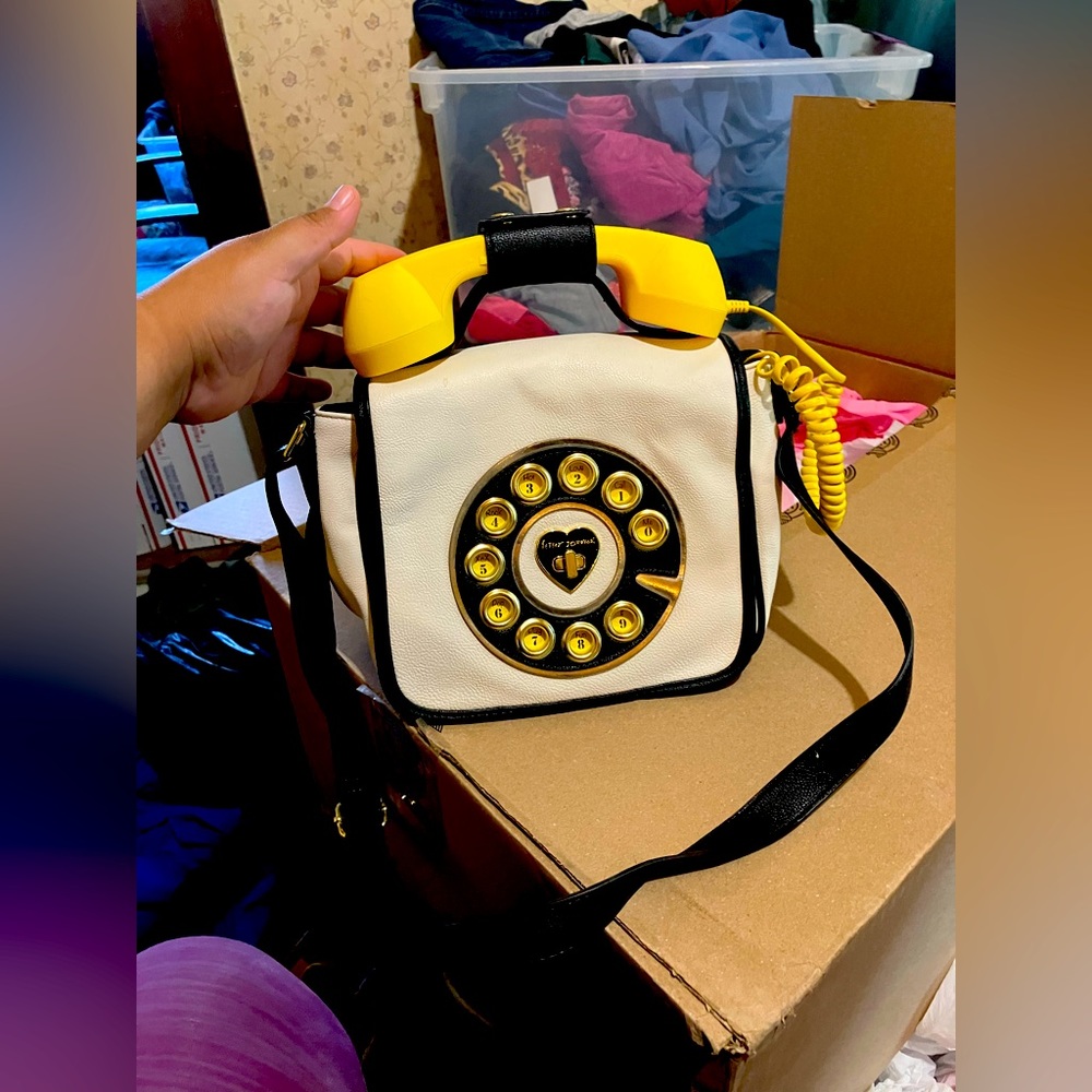 Rare Betsy  Johnson telephone purse
